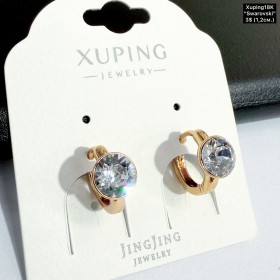 Сережки Xuping18К 20404 (1.2см.) „swarovski”